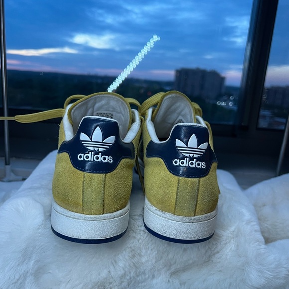 Adidas Originals Campus 80s Casual Sneakers Mens Size 10.5 Yellow & Black - Picture 4 of 10